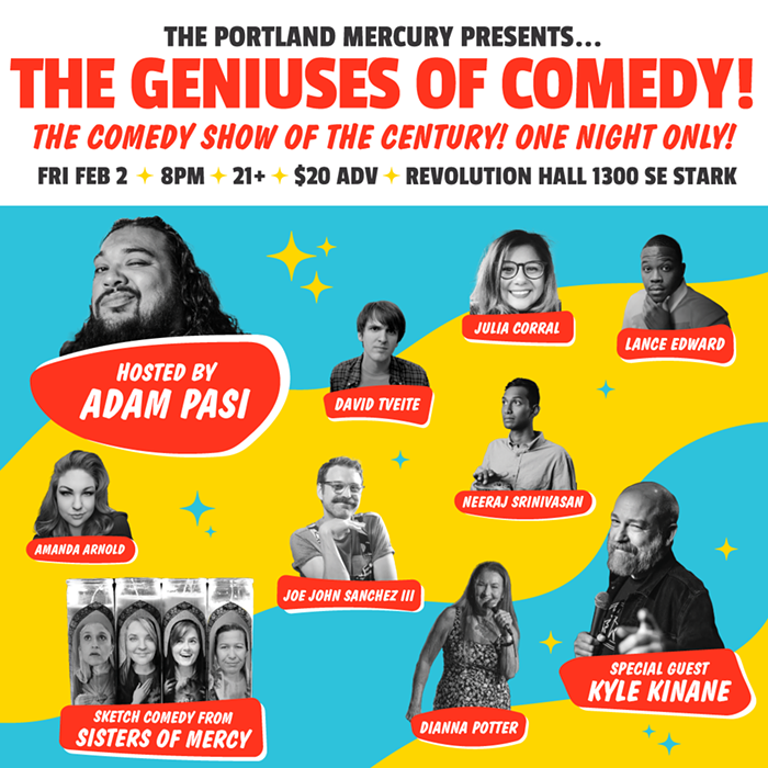 Hurry and Get Those Tickets for the February 2 UNDISPUTABLE GENIUSES OF COMEDY!